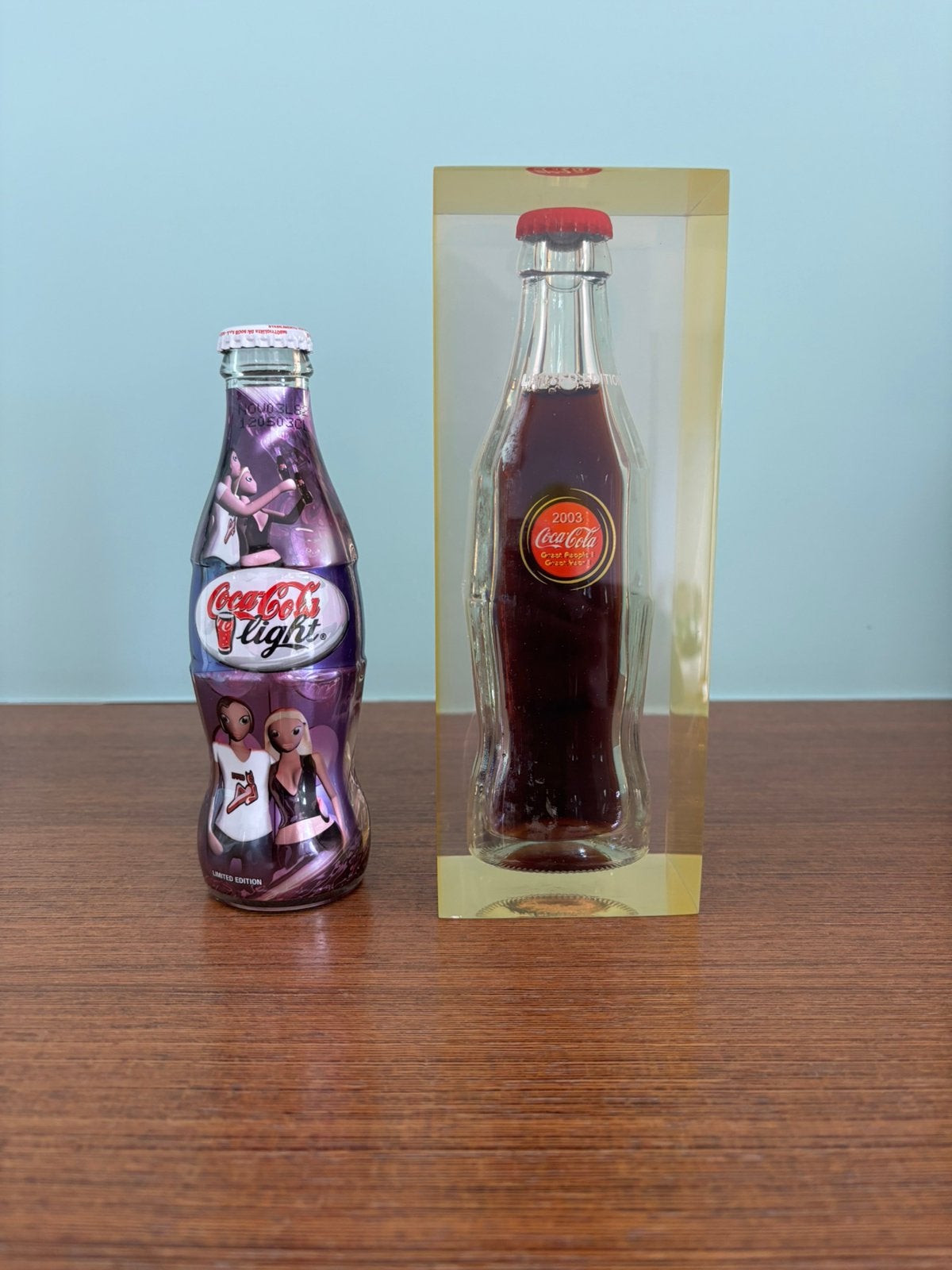 Originele Coca-Cola flesjes 2003, Ophalen, Zo goed als nieuw