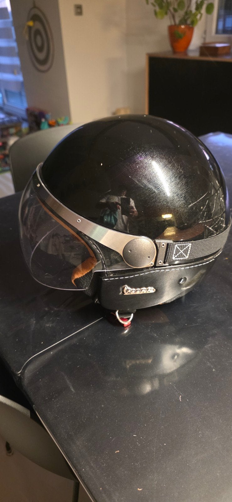 Casque Vespa Grantourismo, Vélos & Vélomoteurs, Enlèvement ou Envoi, Utilisé, Medium, Vespa
