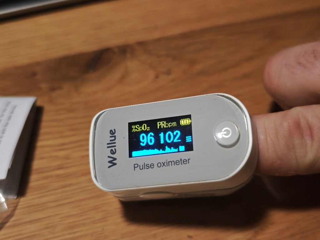 Oxymètre de pouls Wellue FS20F, application Bluetooth OLED, Enlèvement, Comme neuf, Autres types