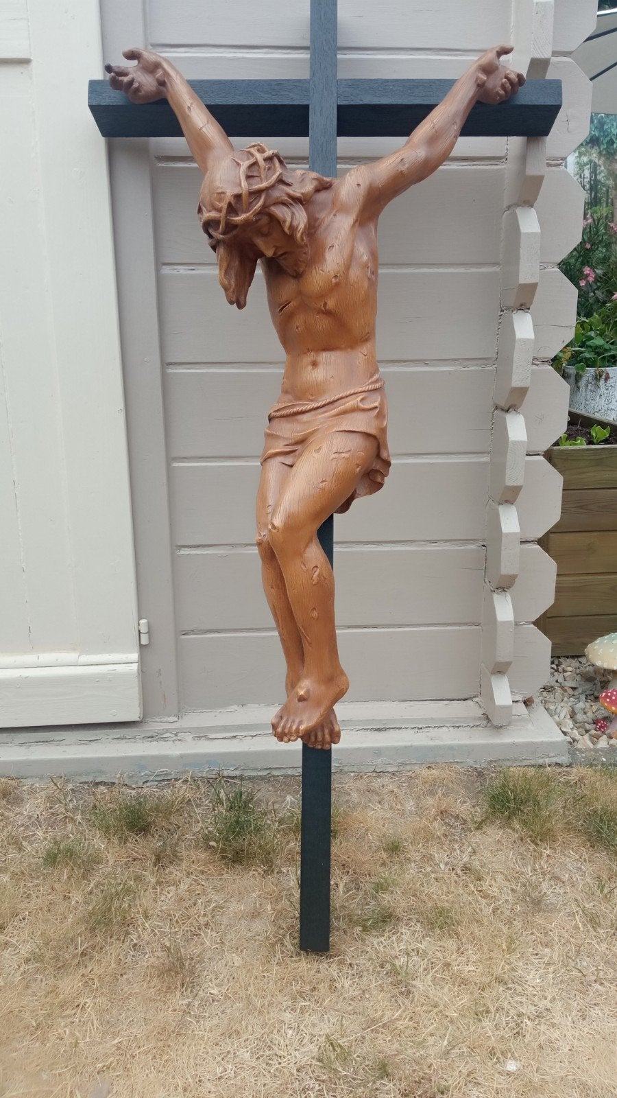 Groot houten kruis, Enlèvement