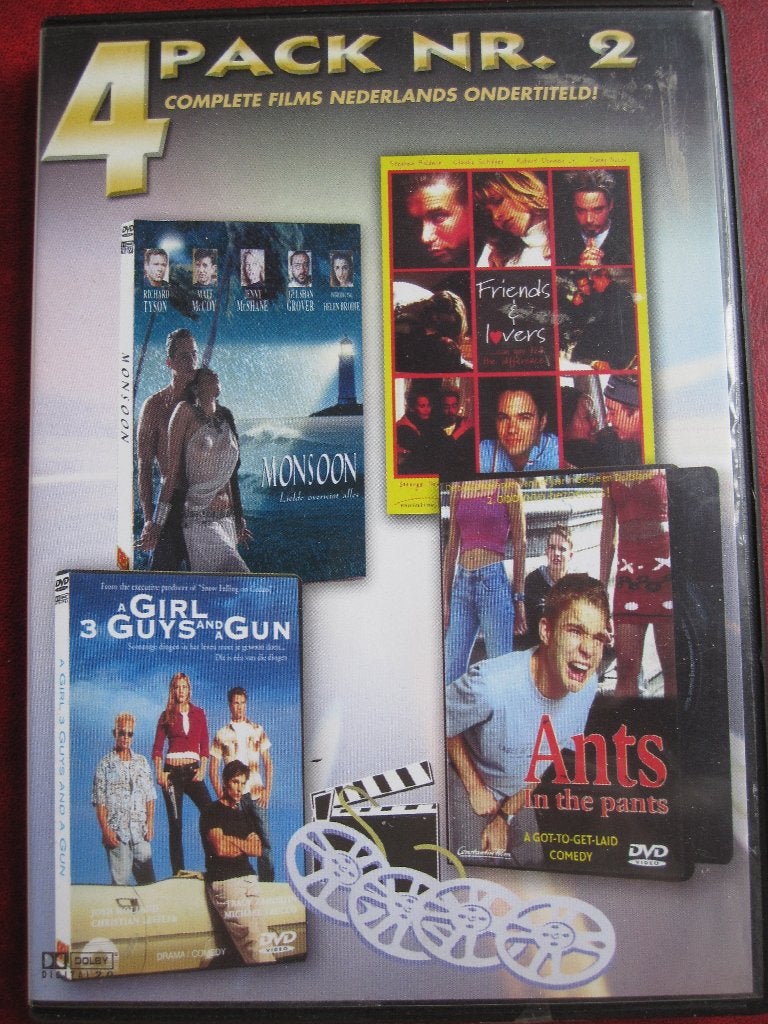 Pack de 4 n 2 (4 films sur 1 DVD), Enlèvement ou Envoi, Anglais, À partir de 16 ans, Néerlandais
