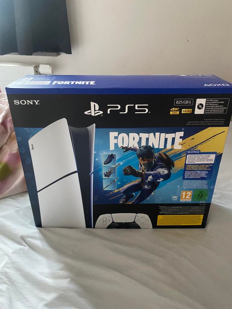 Ongeopend PlayStation 5 Digital Fortnite Edition 825GB, Games en Spelcomputers, Ophalen, Nieuw, Playstation 5