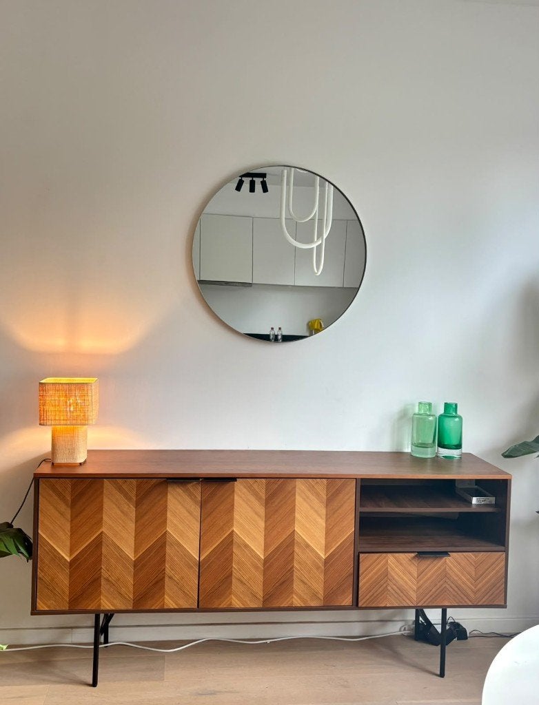 Vintage Style houten kast, Antiek en Kunst, Ophalen