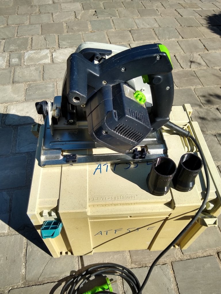 Festool ATF55E, Enlèvement