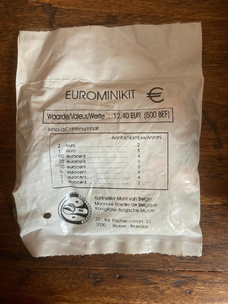 Monnaie EUROMINIKIT complet de 1999, Enlèvement, Monnaie en vrac