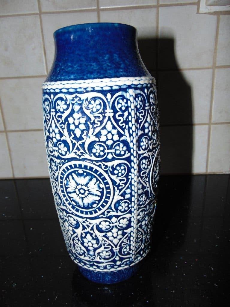 Retro vaas 23 cm, Ophalen of Verzenden, Huis en Inrichting