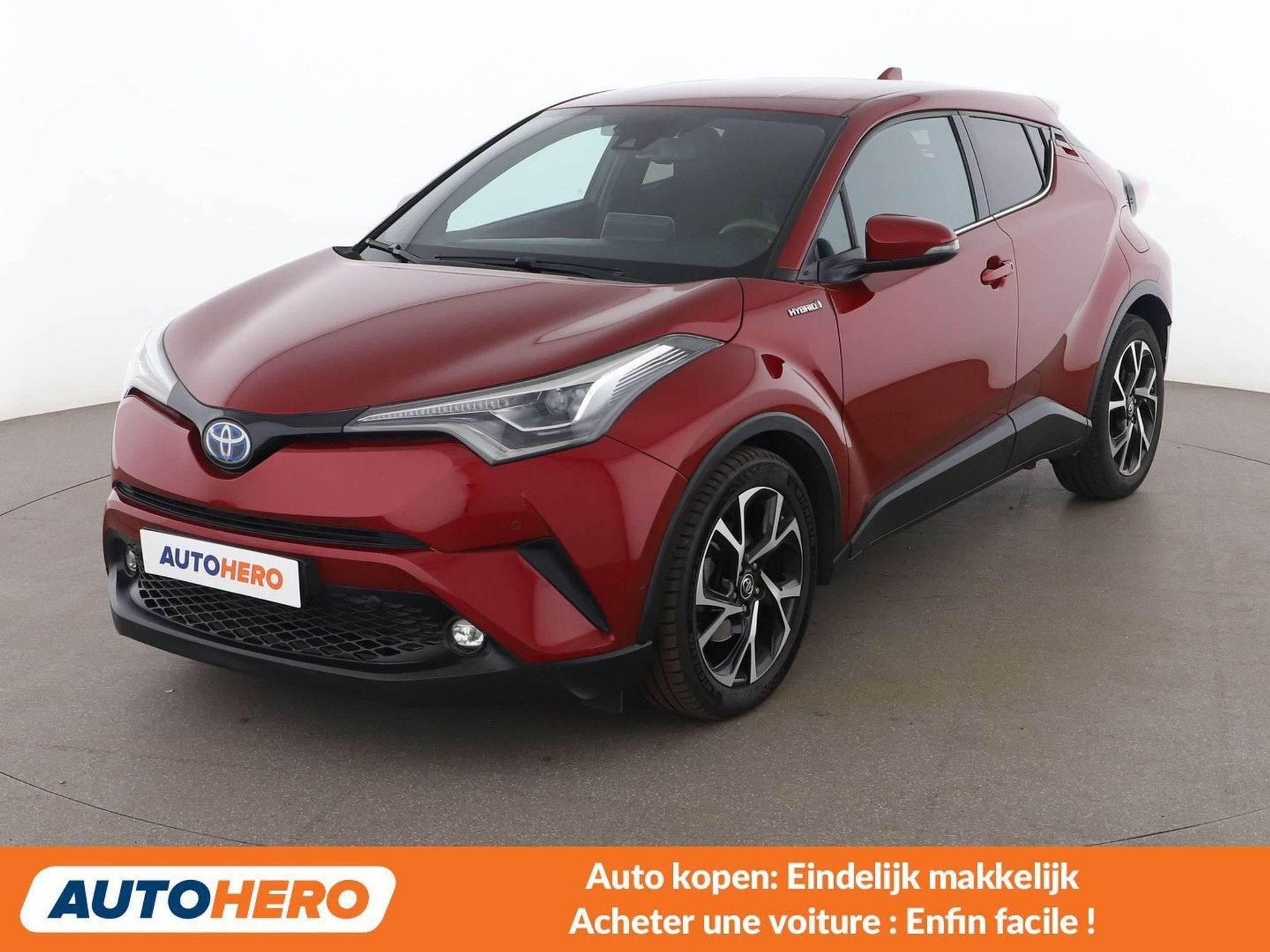 Toyota C-HR 1.8 Hybrid Style (bj 2019, automaat), Auto's, Toyota, Gebruikt, 5 zetels, 5 deurs, Hybride Elektrisch/Benzine