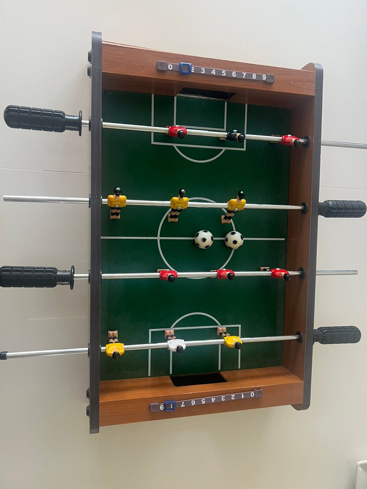 Tafelvoetbalspel, Ophalen, Zo goed als nieuw