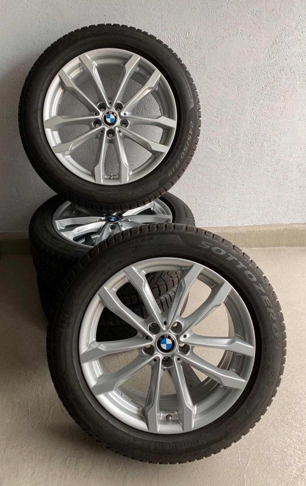 BMW X3 G01 X4 G02 WINTERSET 245/50/R19 BIJNA NIEUW, Auto-onderdelen, Banden en Velgen, Winterbanden, Personenwagen, Ophalen
