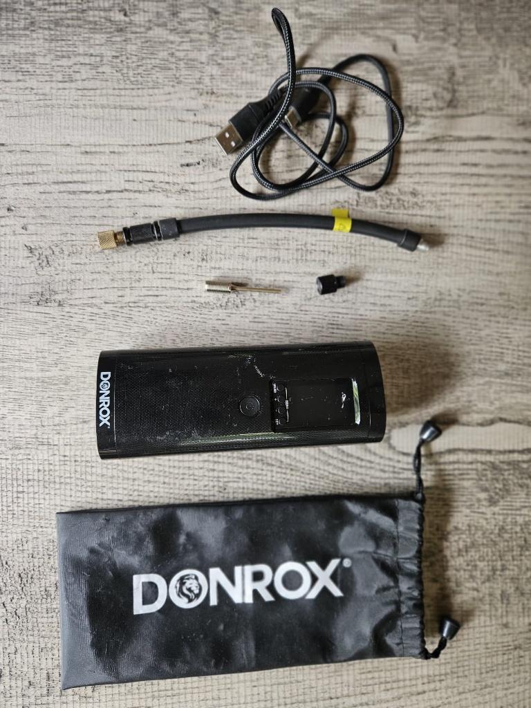 compressor fietspomp Donrox F511, Ophalen, Elektrisch, Zo goed als nieuw