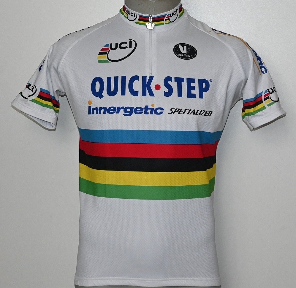 Quick Step Innergetic Specialized / Wereldkampioenen - trui, Fietsen en Brommers, Zo goed als nieuw, Vermarc, XL, Bovenkleding