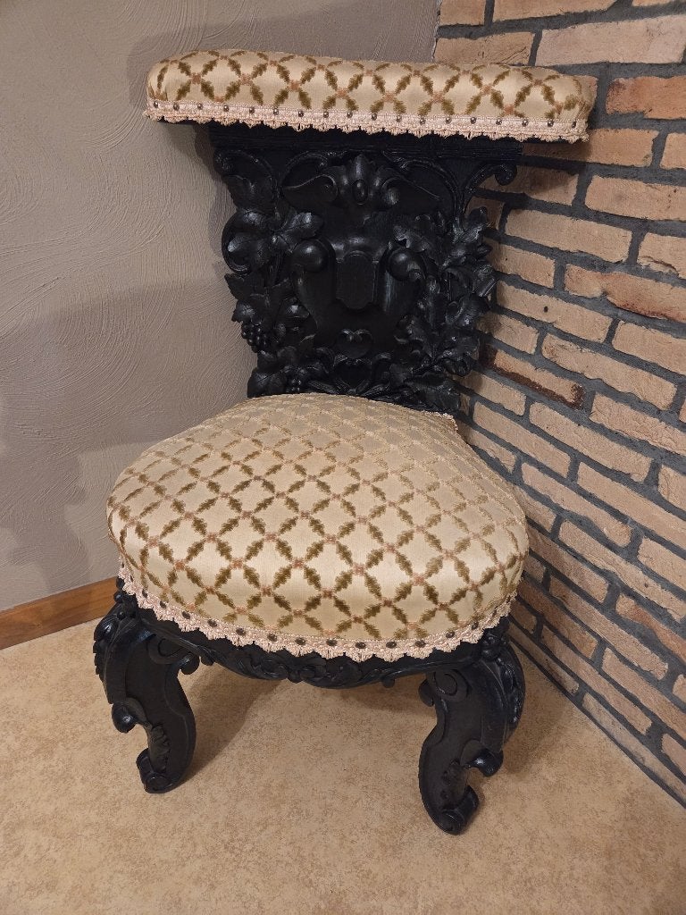 Antieke bidstoel, Ophalen
