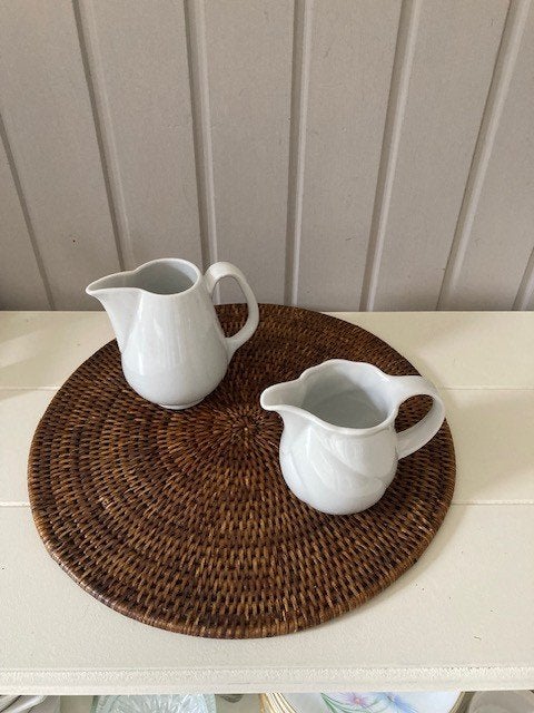 Pot à lait blanc, Maison & Meubles, Cuisine | Vaisselle, Enlèvement, Utilisé, Vintage