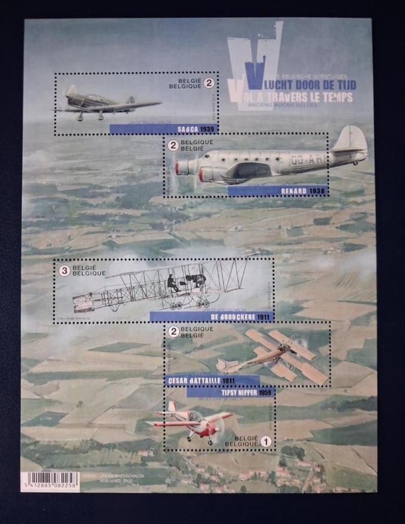 België OBP blok 235 postfris jaar 2016, Verzamelen, Scheepvaart, Ophalen of Verzenden