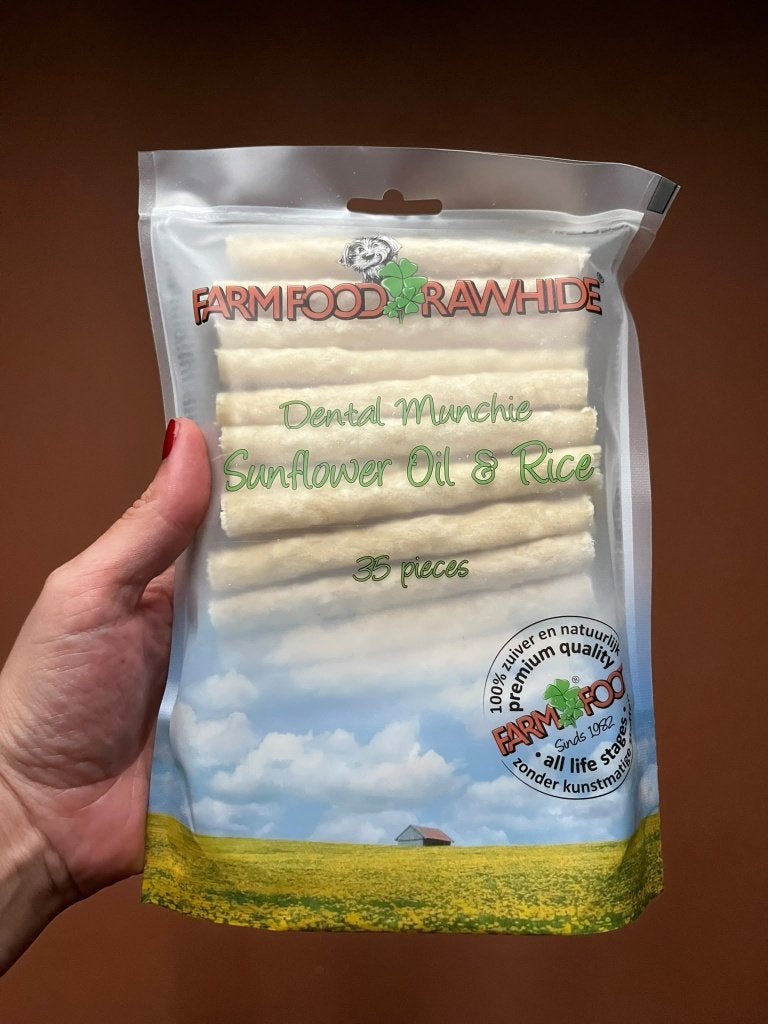 11x farmfood rawhide dental munchie Sunflower Oil & Rice, Enlèvement