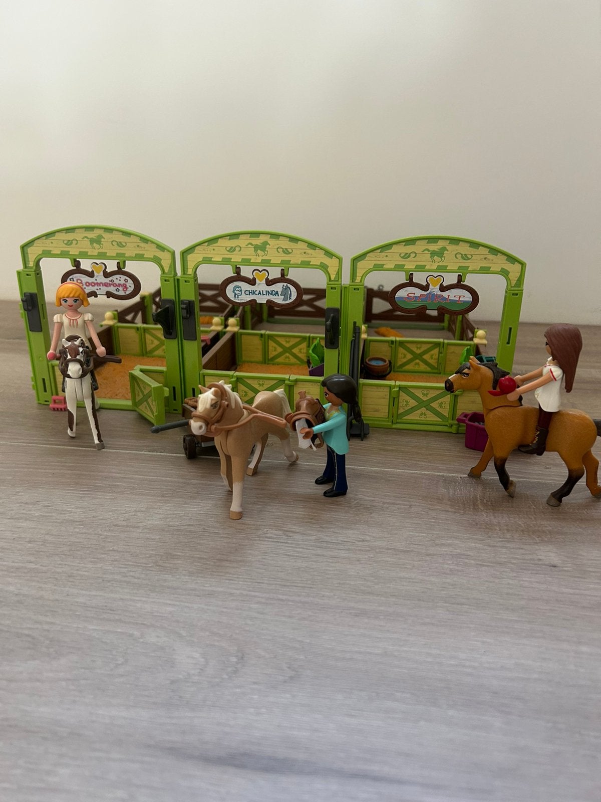 Playmobil spirit 9478 9479 9480, Kinderen en Baby's, Speelgoed | Playmobil, Ophalen of Verzenden, Gebruikt, Complete set