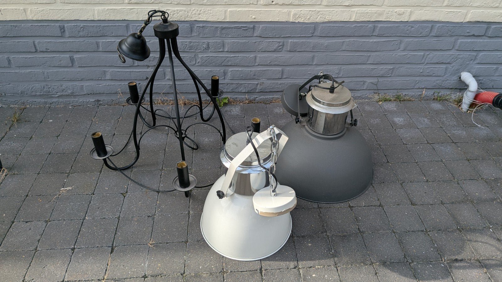 3 lamparmaturen voor 20€ samen, Huis en Inrichting, Ophalen, Gebruikt