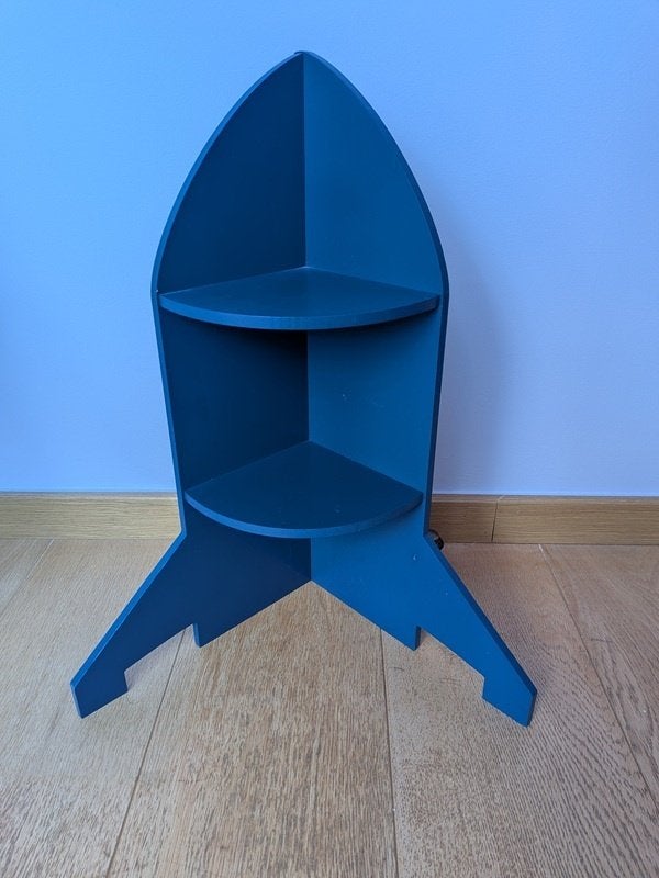 chambre d'enfant - étagère en forme de fusée, Enlèvement, Utilisé