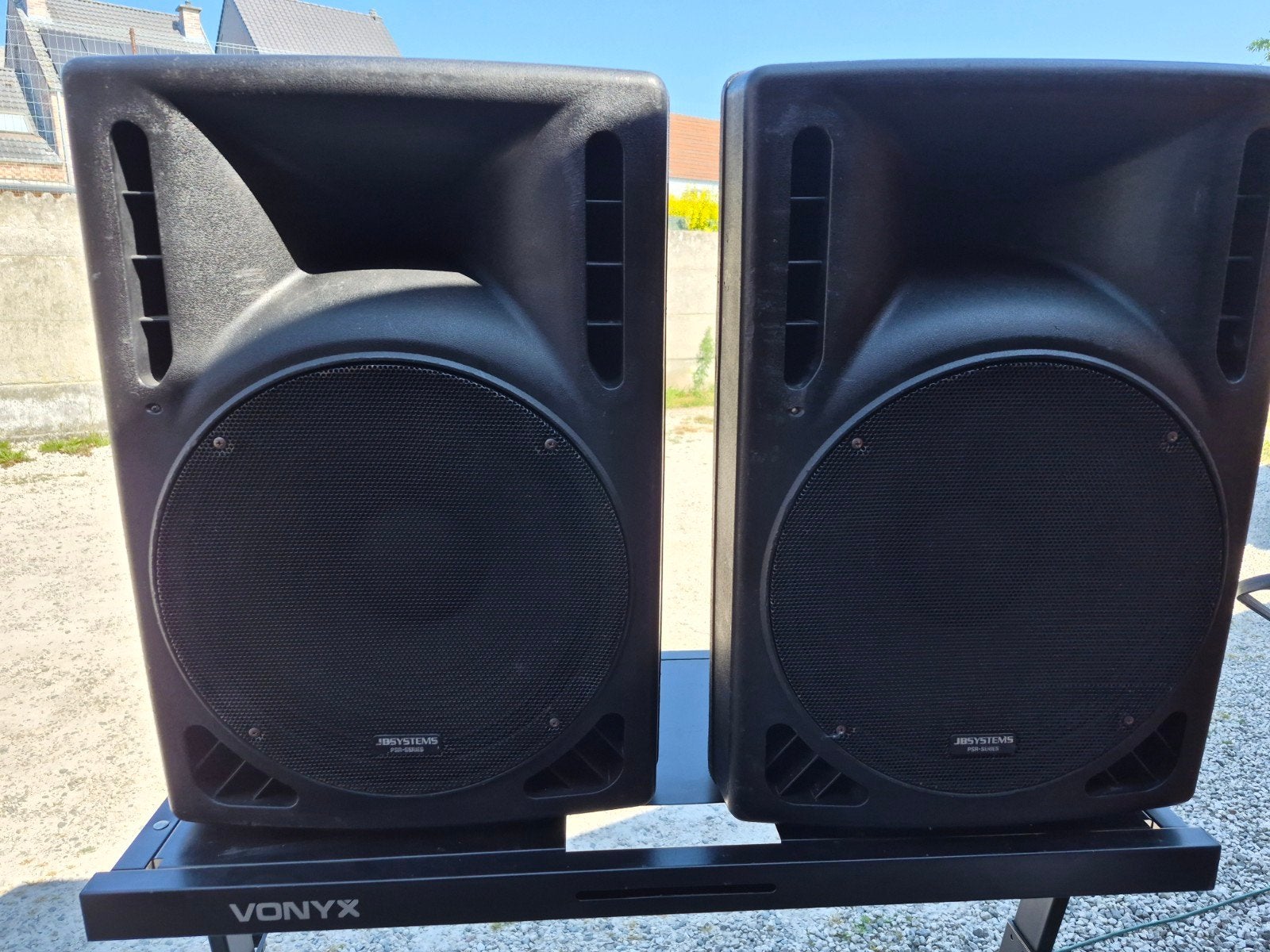 2 jbsystems psa 15   250 euro enkel betalen bij ophaling voo, Audio, Tv en Foto, Luidsprekerboxen, Ophalen, Gebruikt, 150 watt of meer