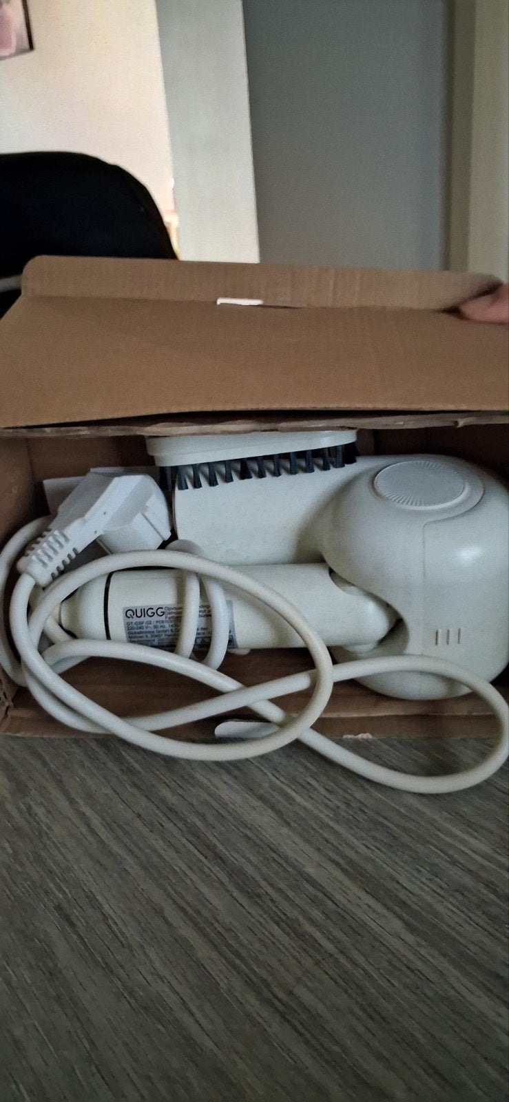 kleding stomer, Ophalen