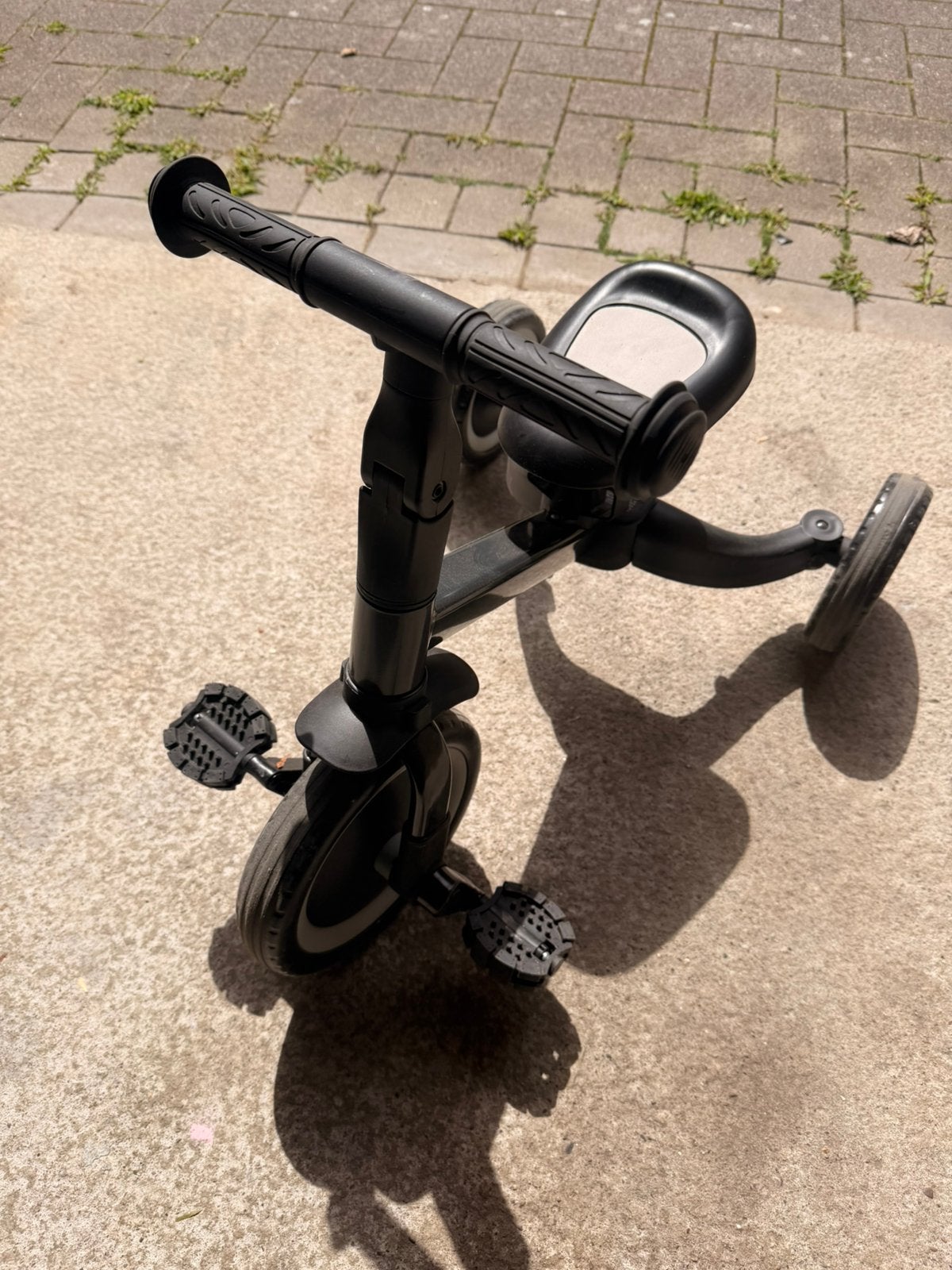 Driewiller fiets, Ophalen