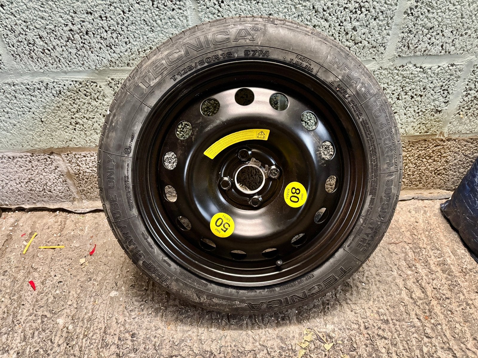 Roue de secours 4x100, Pneus et Jantes, 16 pouces, Autre, Enlèvement