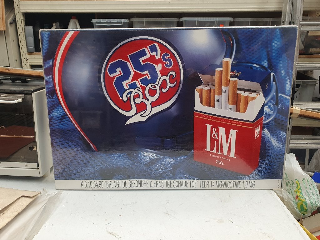 Reclambord L&M, Diversen, Ophalen, Gebruikt