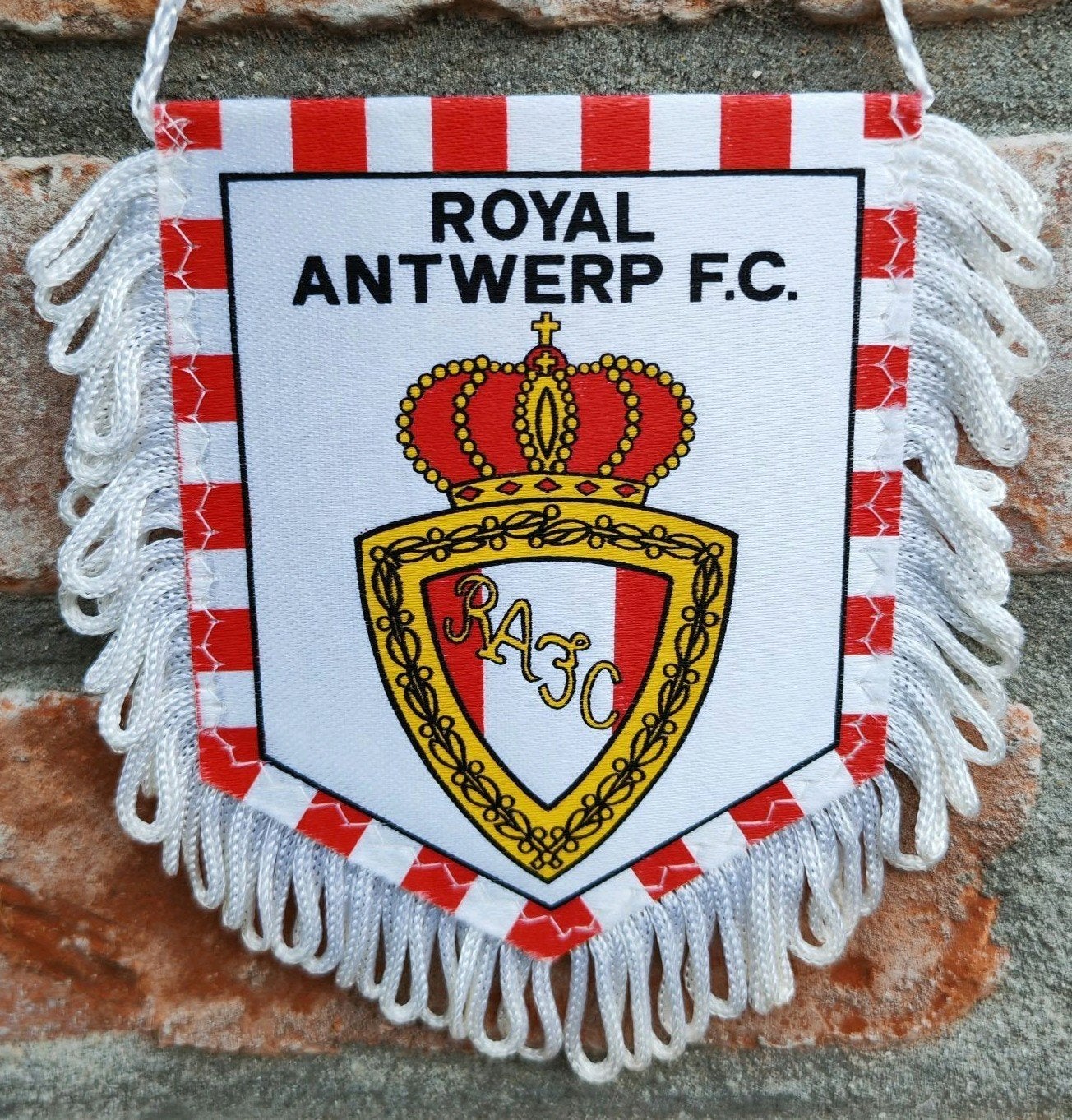 1990s Royal Antwerp fc prachtig vaantje wimpel vaandel, Verzamelen, Ophalen of Verzenden