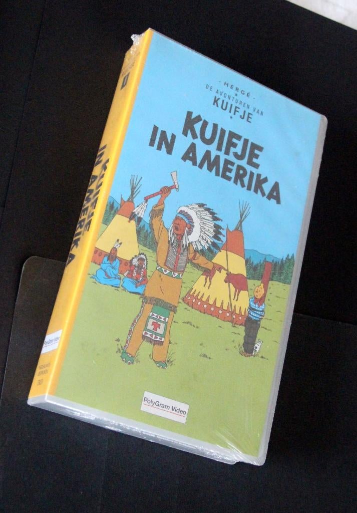 Kuifje in Amerika VHS video Vintage - Hergé Tintin NEW!!, Cd's en Dvd's, Dvd's | Tekenfilms en Animatie, Nieuw in verpakking, Europees