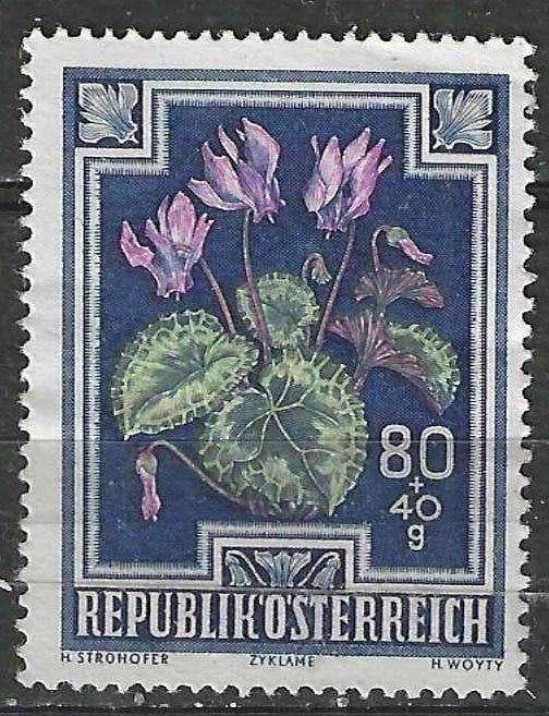 Oostenrijk 1948 - Yvert 729 - Cyclamen (ZG), Postzegels en Munten, Verzenden, Postfris
