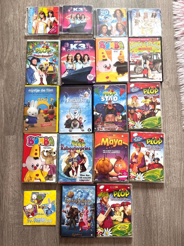 Dvd’s en cd’s voor kinderen, Ophalen, Gebruikt