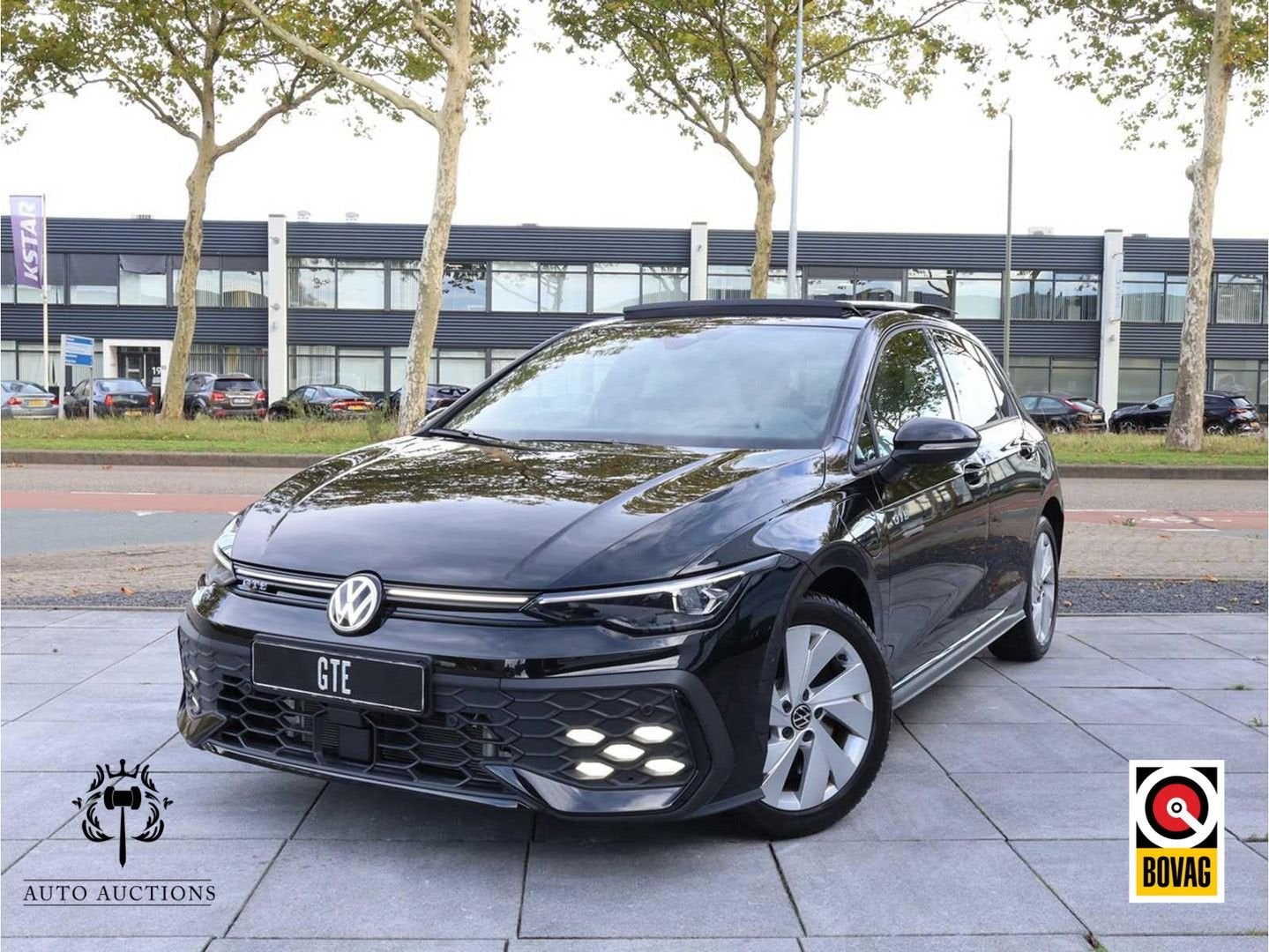 Volkswagen Golf GTE 1.5 eHybrid 272PK | Panodak | Leer | Sto, Auto's, Automaat, Zwart, Adaptive Cruise Control, Bedrijf