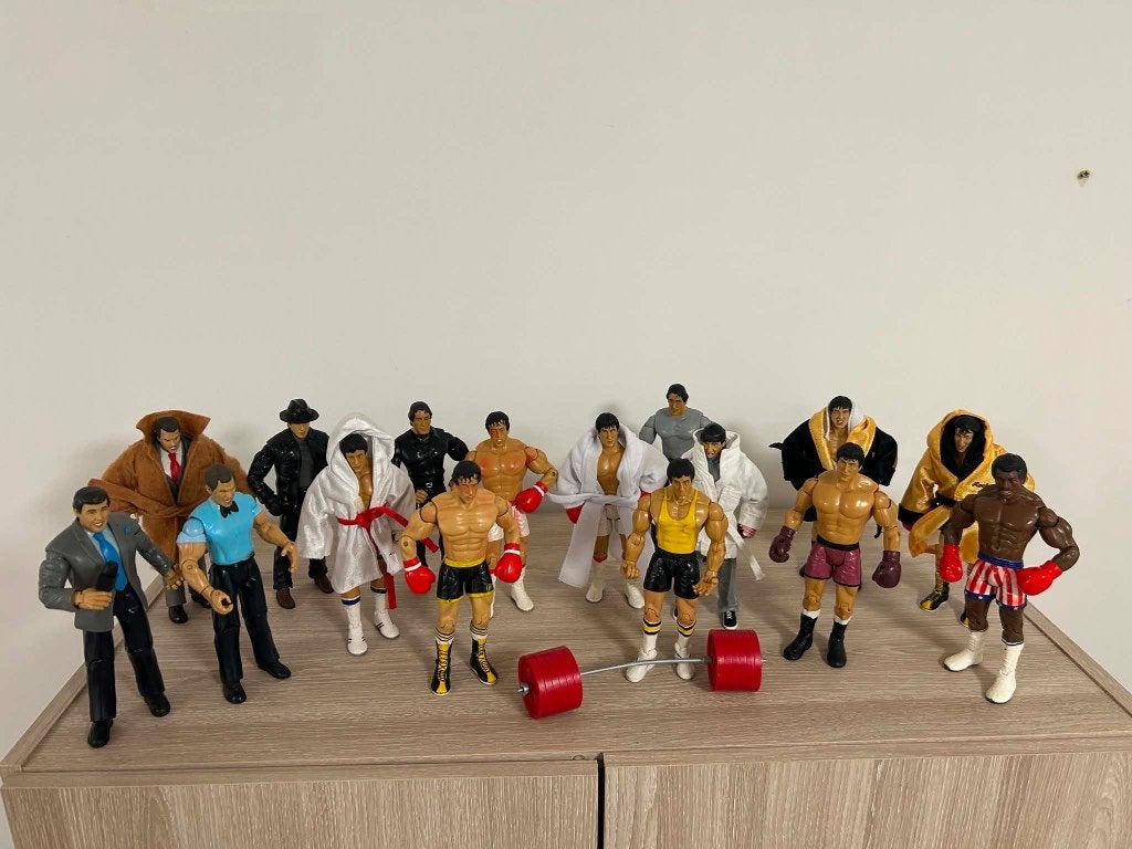 Figurines Rocky Balboa, Enlèvement, Comme neuf, Humain