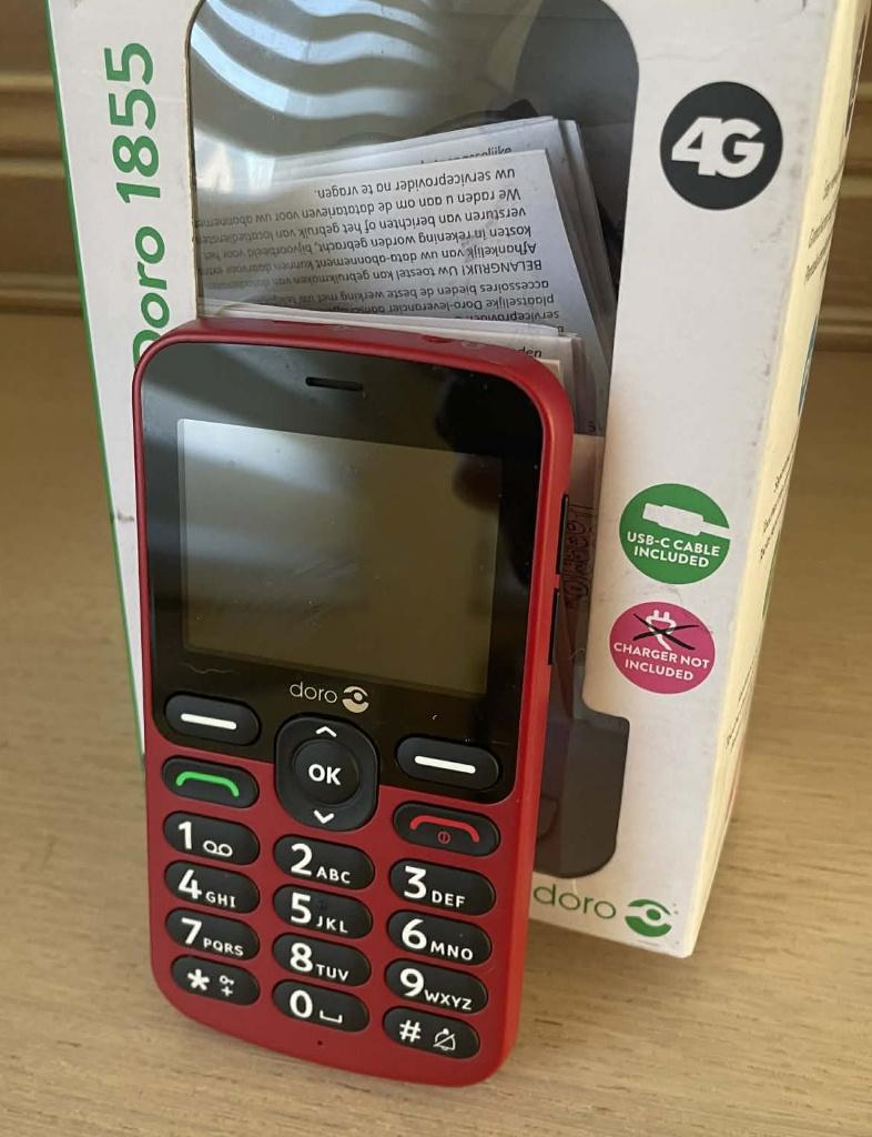 GSM DORO --> GARANTIE 2027 - IDEAL SENIOR, Telecommunicatie, Mobiele telefoons | Overige merken, Ophalen of Verzenden, Zo goed als nieuw