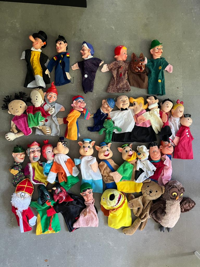 Poppenhuis en poppen, Kinderen en Baby's, Speelgoed | Poppen, Ophalen, Gebruikt