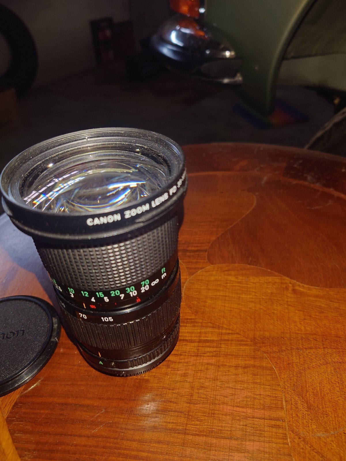 Zoomlens CANON FD, Audio, Tv en Foto, Ophalen, Gebruikt, Macrofunctie, Canon