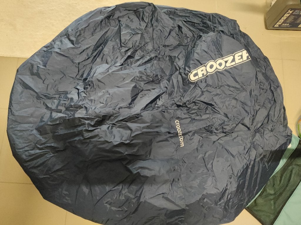 Regenhoes voor Croozer fietskar 1 kind, Ophalen, Zo goed als nieuw