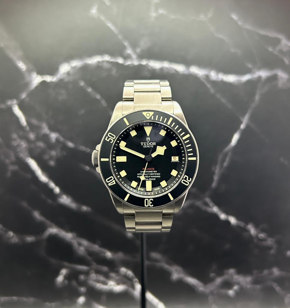 Tudor Pelagos LHD Full Set, Handtassen en Accessoires, Horloges | Heren, Ophalen, Zo goed als nieuw