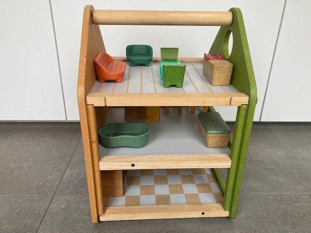 speelhuisje poppenhuisje PlanToys, Ophalen, Gebruikt, Kunststof