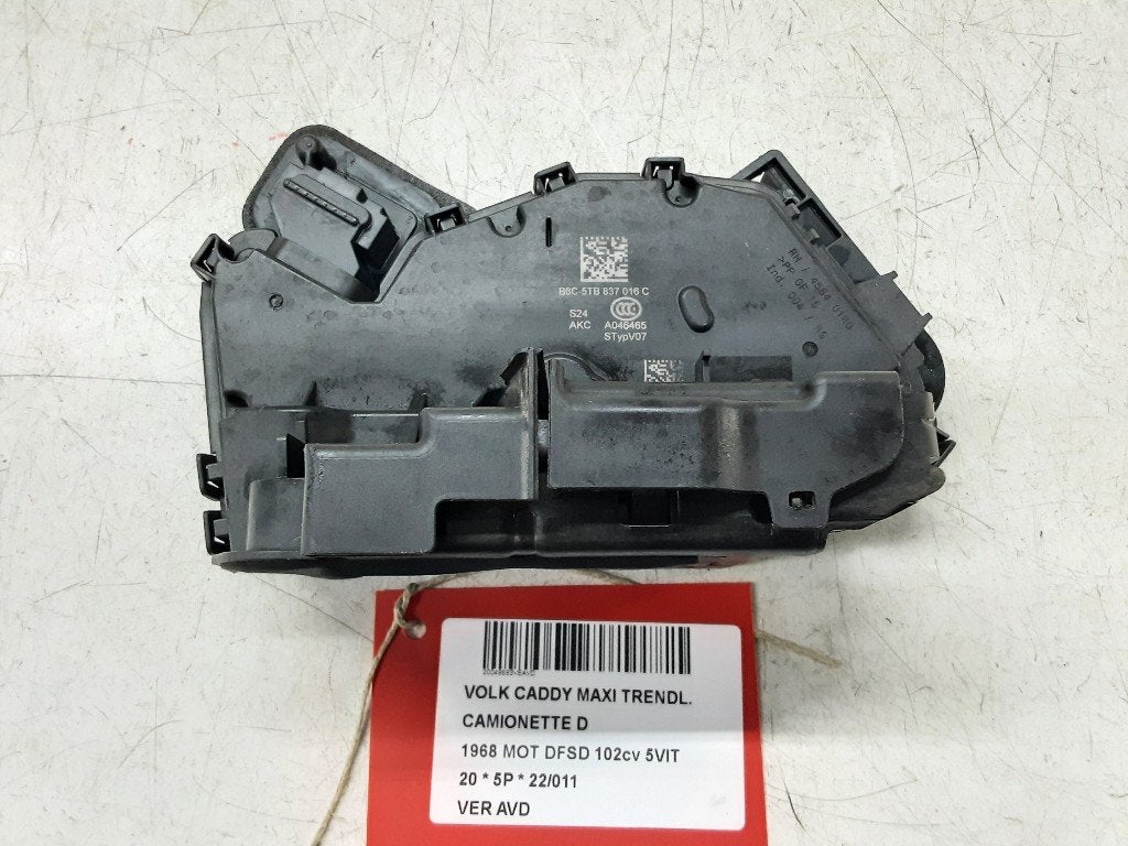 PORTIERSLOT RECHTS VOOR Caddy IV (B6C-5TB837016C), Gebruikt, Volkswagen, Mevr. I. Hauben, Rue de l'Espoir 34 34
4030  GRIVEGNÉE, BE