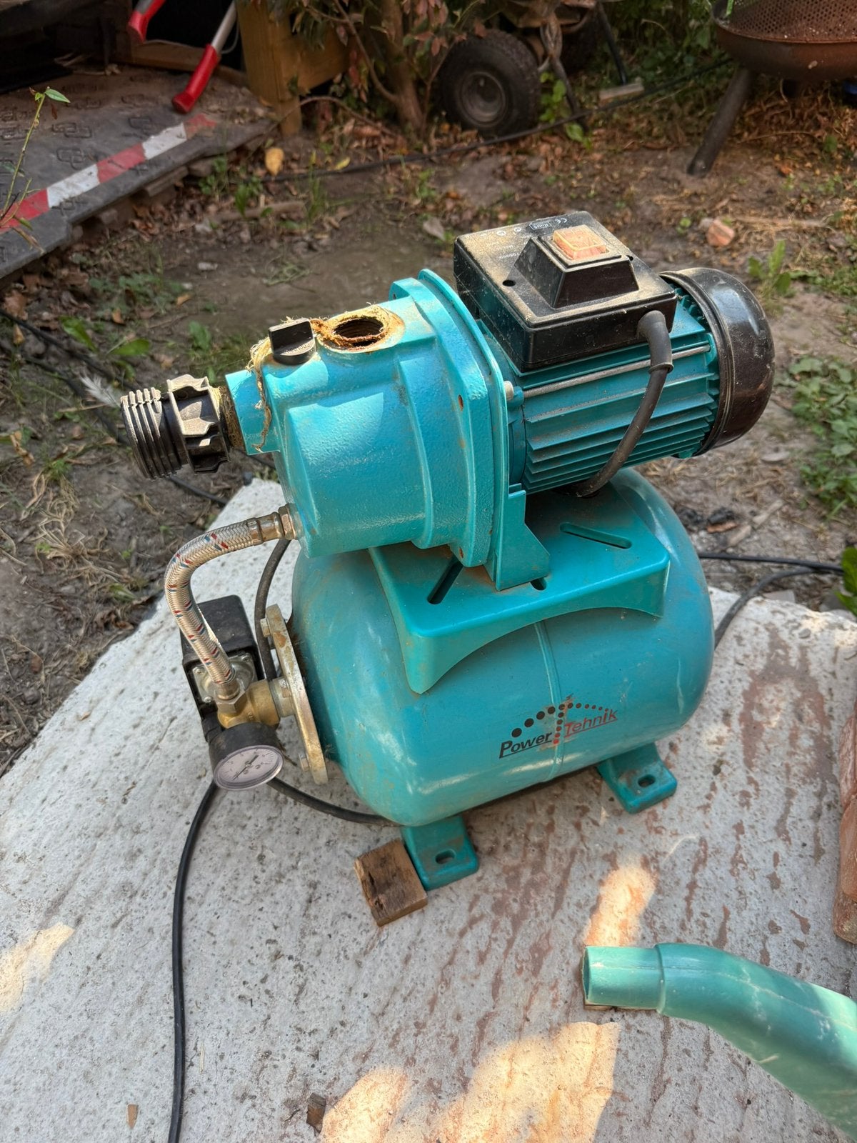 Hydrofoorpomp, grondwaterpomp, 8 meter aanzuigslang, Ophalen, Gebruikt, Elektrisch, Hydrofoorpomp