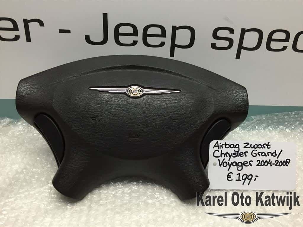 Airbag zwart Chrysler Voyager / Grand Voyager 2004-2008, Gebruikt, -, -, Ophalen of Verzenden