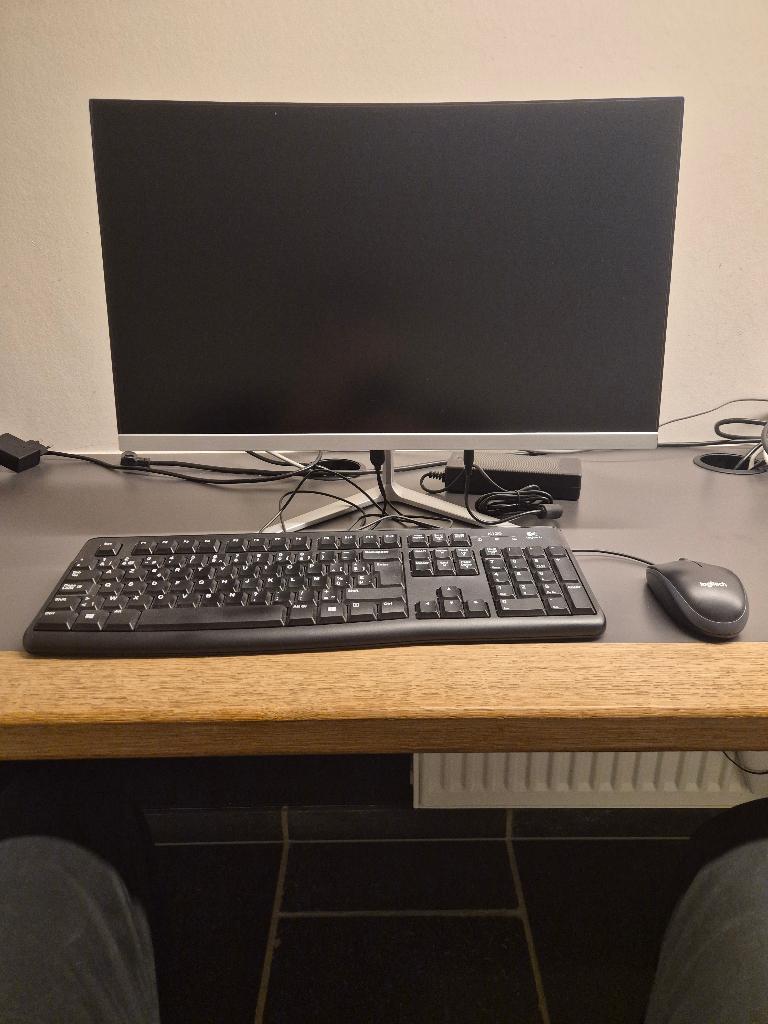 All-in-one pc curved i5-9400, 500 Gb ssd, Windows 11, Ophalen, Gebruikt, 8 GB, Custom Build