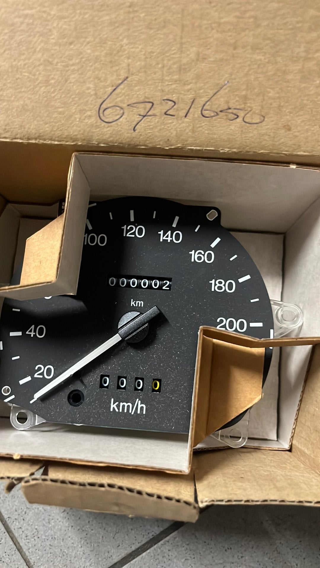Originele Ford Mondeo Mk1 KM-teller 200 km/h - Finis 6721650, Ophalen of Verzenden, Nieuw, Ford