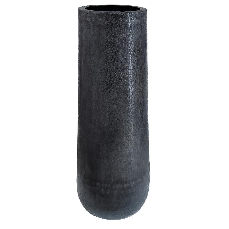 LUXE ALUMINIUM XL VAAS BLOEMPOT ZWART PLANTENBAK POT, Zwart, Nieuw, Ophalen of Verzenden, 100 cm