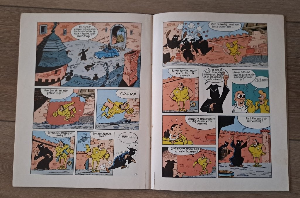 56 - Jerom - Het Stuntmannensyndicaat, Boeken, Gelezen, Willy Vandersteen, Eén stripboek, Ophalen of Verzenden