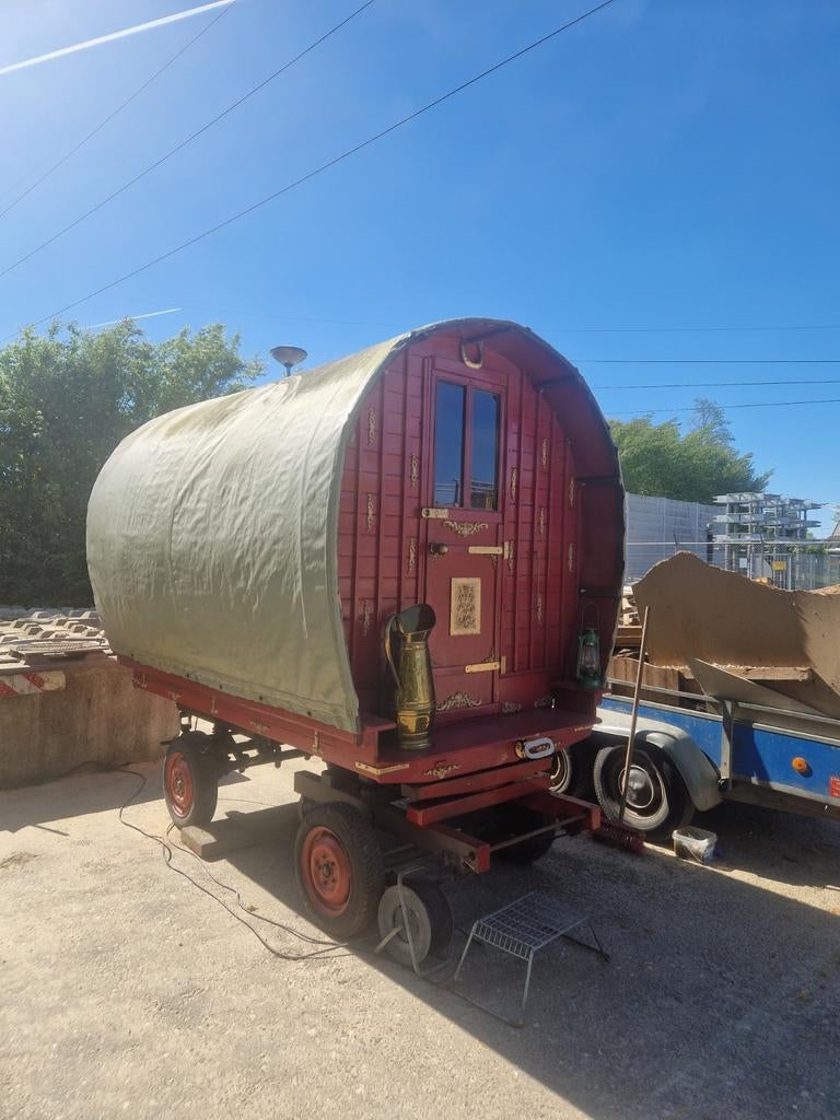 Bowtop woonwagen roulotte te koop