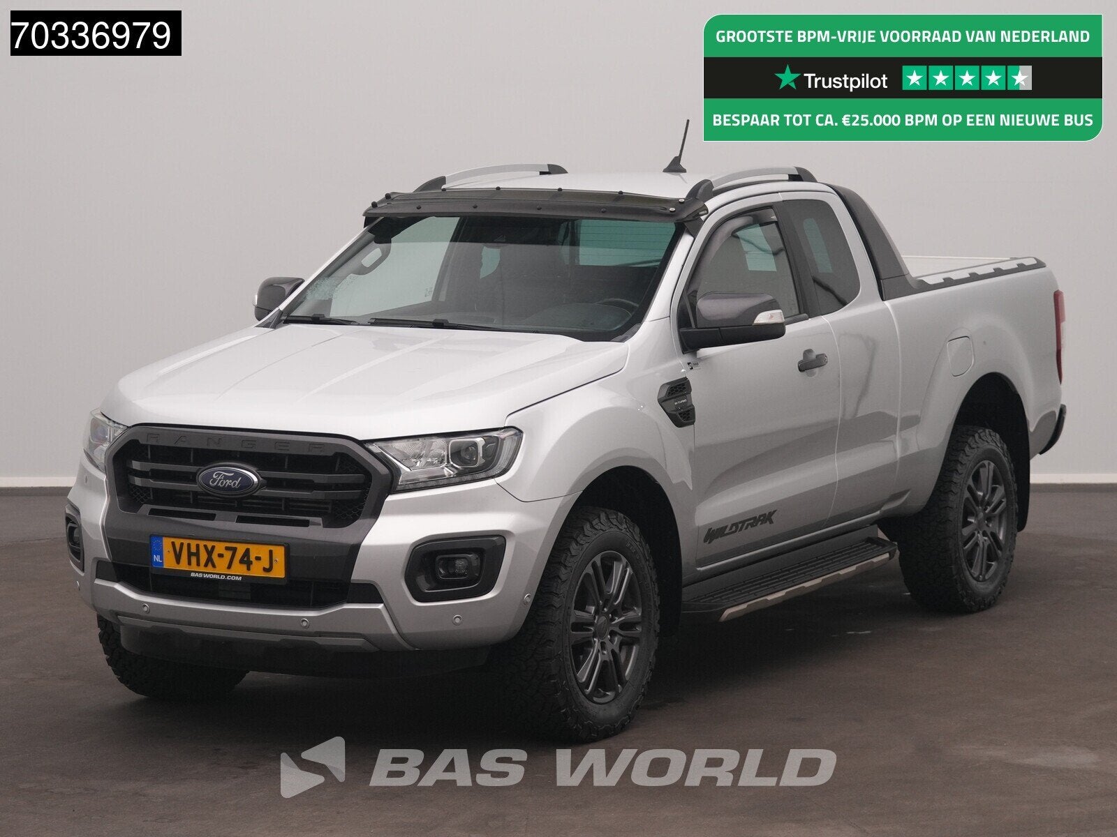 Ford Ranger 210pk Automaat 4X4 Wildtrack Trekhaak AC/Climate, Automaat, Gebruikt, 4 cilinders, 213 pk