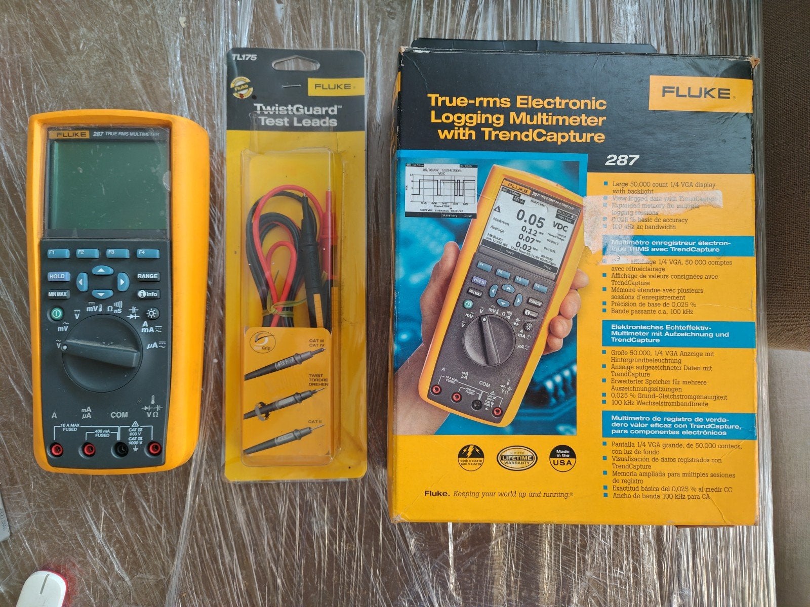 Multimeter FLUKE 287, Ophalen of Verzenden, Zo goed als nieuw, Multimeter