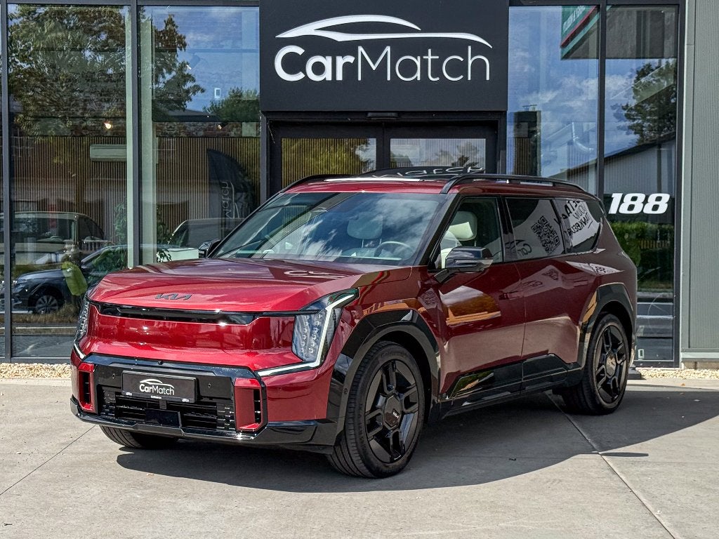 Kia EV9 99,8 kWh AWD GT-Line - PANO | 360° | HUD | MERIDIAN, Auto's, Kia, Automaat, Dealer onderhouden, EV9, Leder